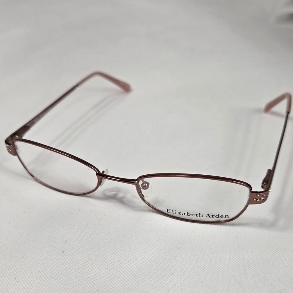 Elizabeth Arden EA 6006 Eyeglasses Frames Light Pink 51 19 135 Rhinestone NWT